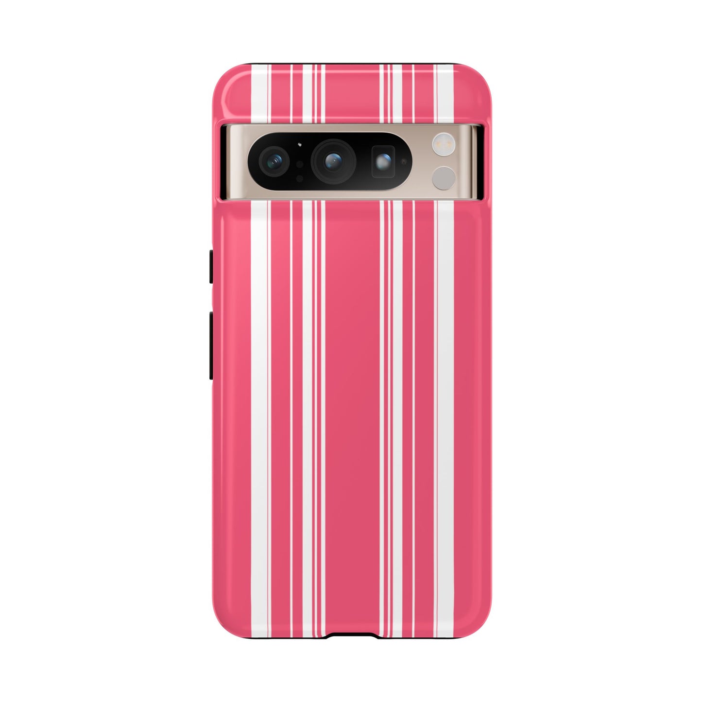 Pink Prep Stripe Tough Phone Case