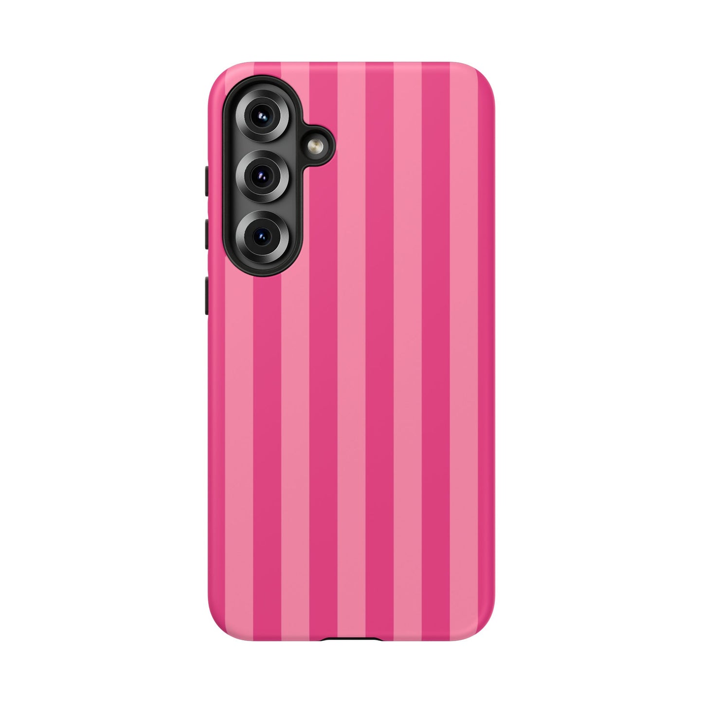 Pink Candy Stripe Tough Phone Case
