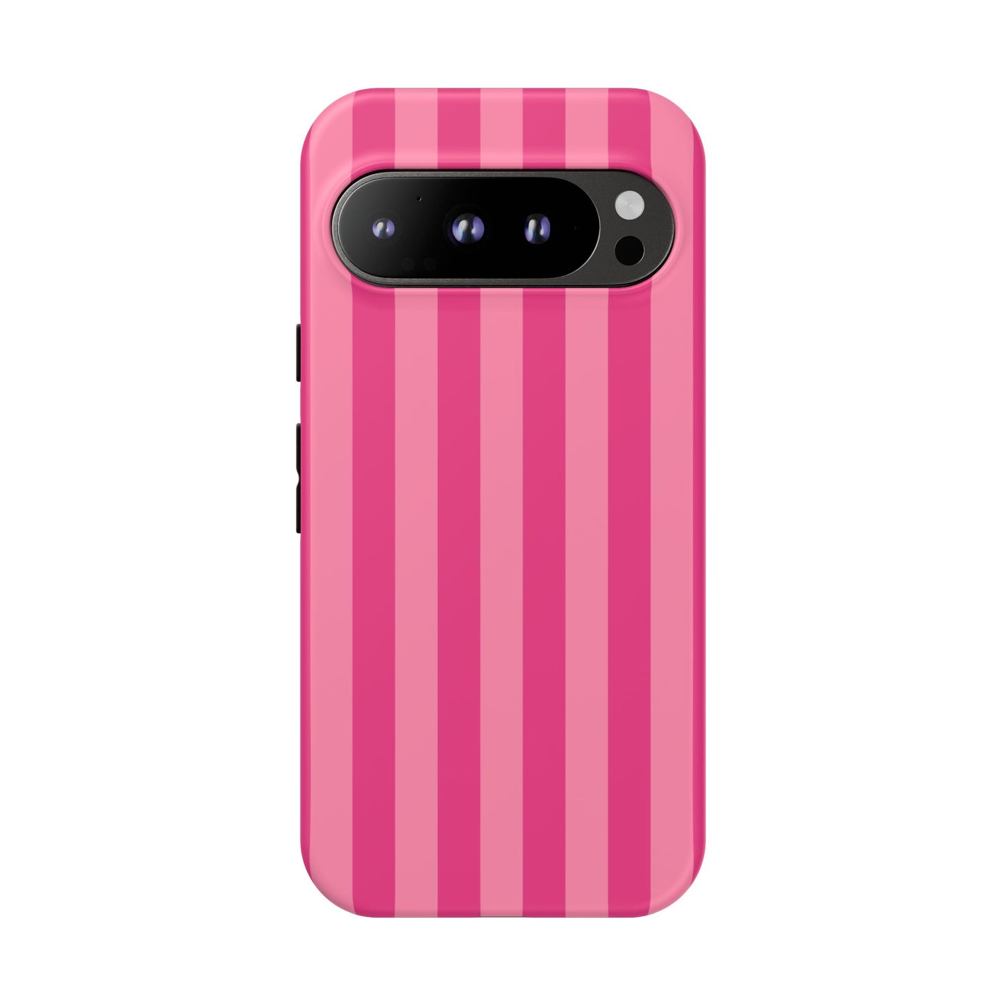 Pink Candy Stripe Tough Phone Case
