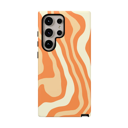 Peach Cream Swirl Tough Phone Case