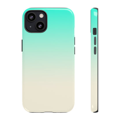 Aqua Cream Gradient Tough Phone Case