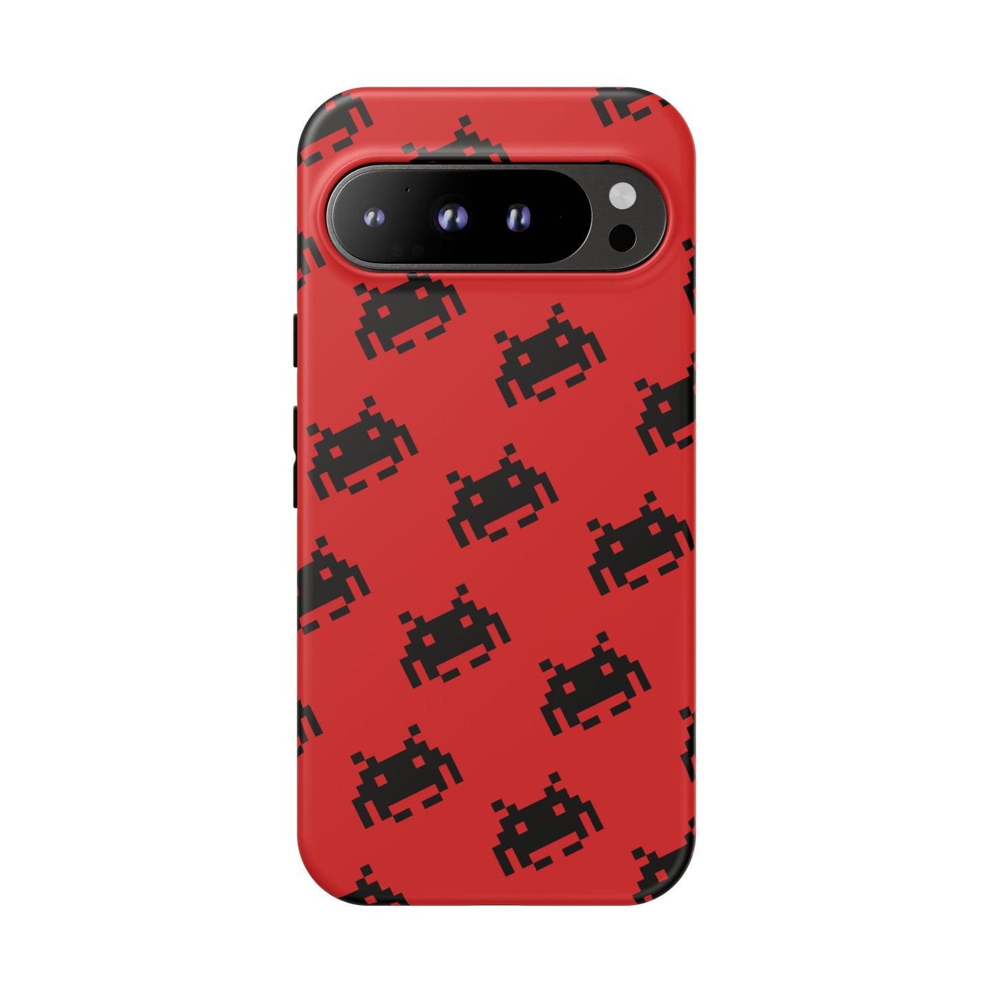 Red Pixel Alien Tough Phone Case