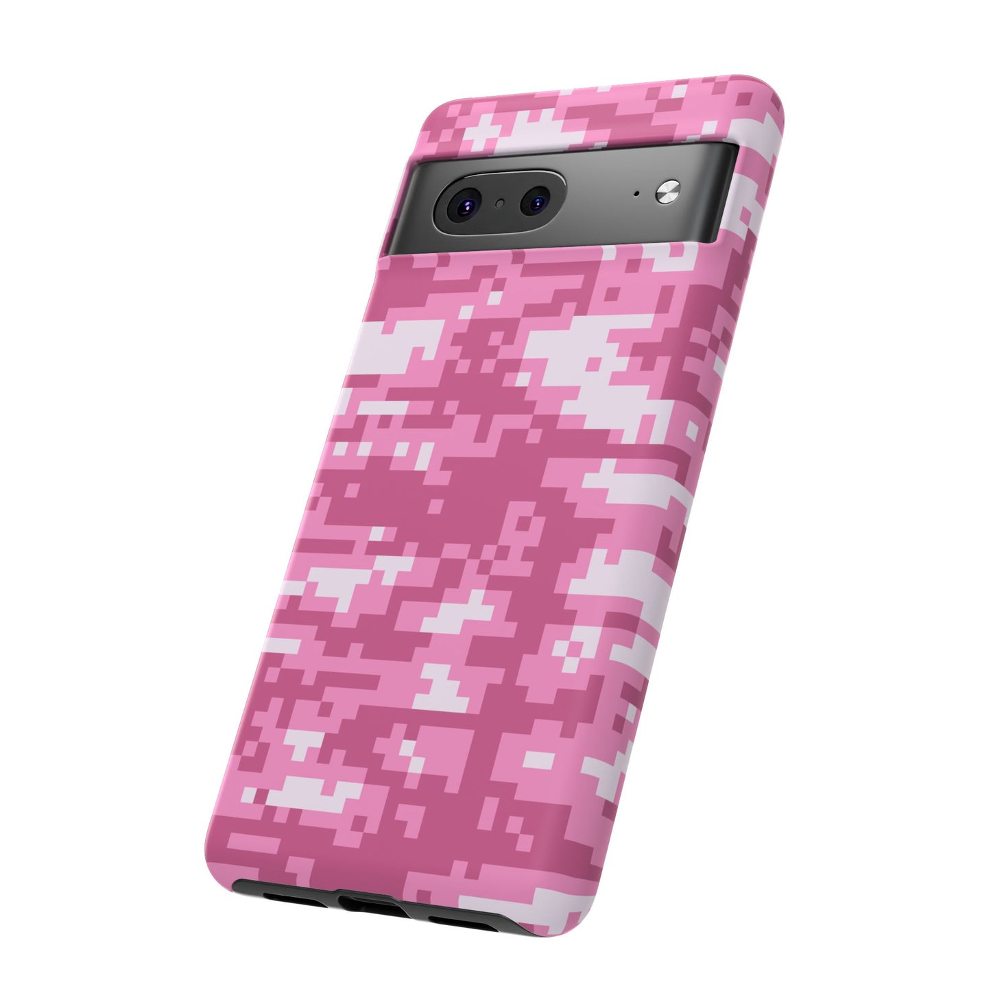 Pink pixel Camo Design Tough Phone Case
