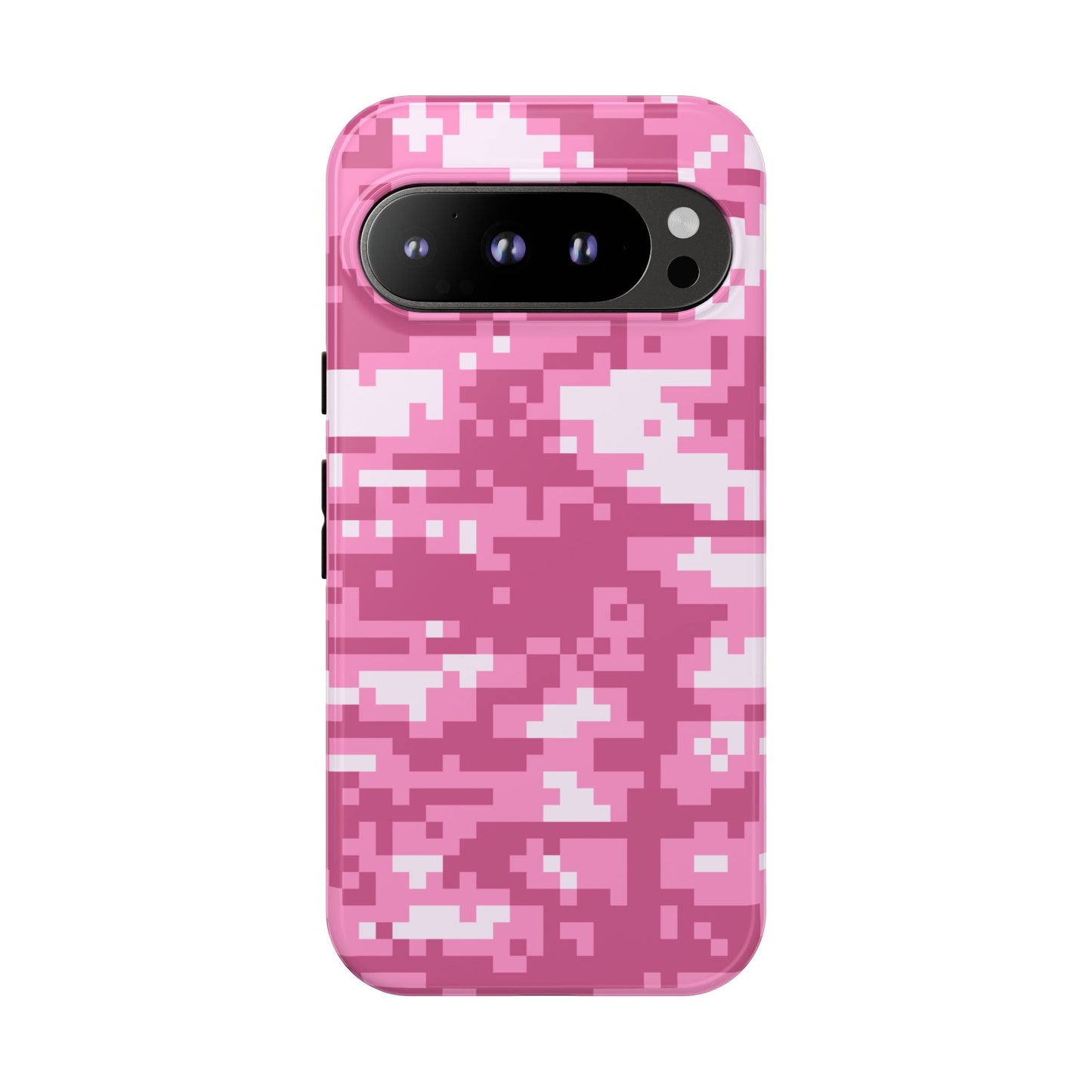Pink pixel Camo Design Tough Phone Case