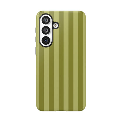 Olive Stripe Tough Phone Case