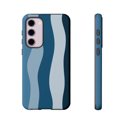 Blue Tide Wave Tough Phone Case