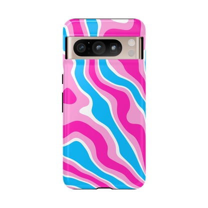 Candy Aqua Wave Tough Phone Case