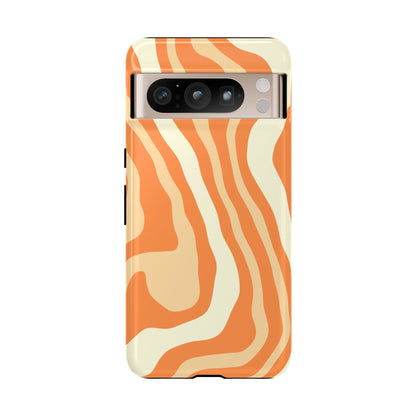 Peach Cream Swirl Tough Phone Case