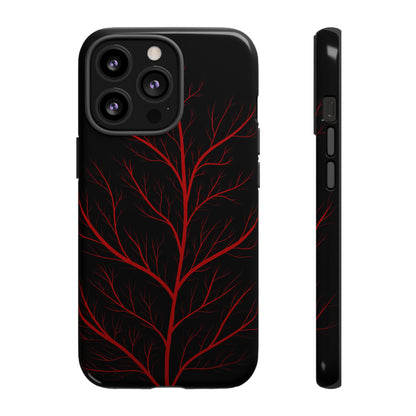 Crimson Branch Tough Phone Case