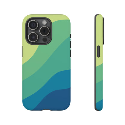 Coastal Green Wave Tough Phone Case