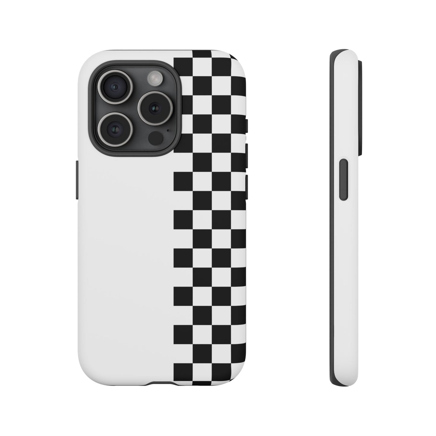 Checker Stripe Tough Phone Case
