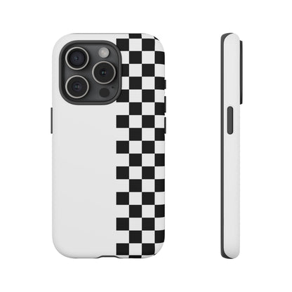 Checker Stripe Tough Phone Case