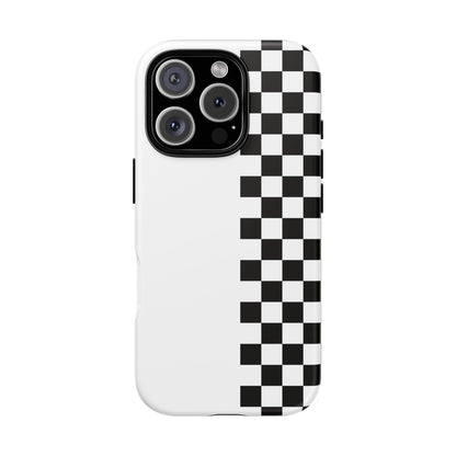 Checker Stripe Tough Phone Case