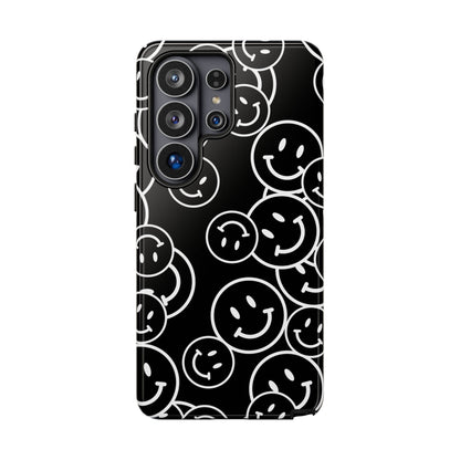 Happy Face Pattern Tough Phone Case