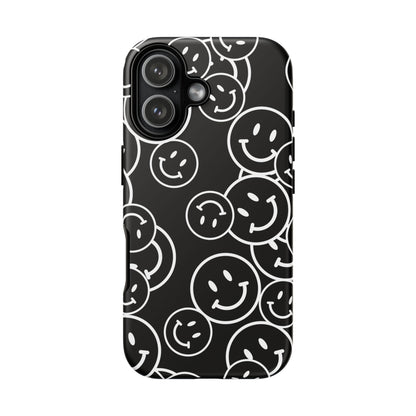 Happy Face Pattern Tough Phone Case