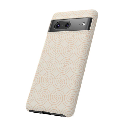 Soft Sand Spiral Tough Phone Case