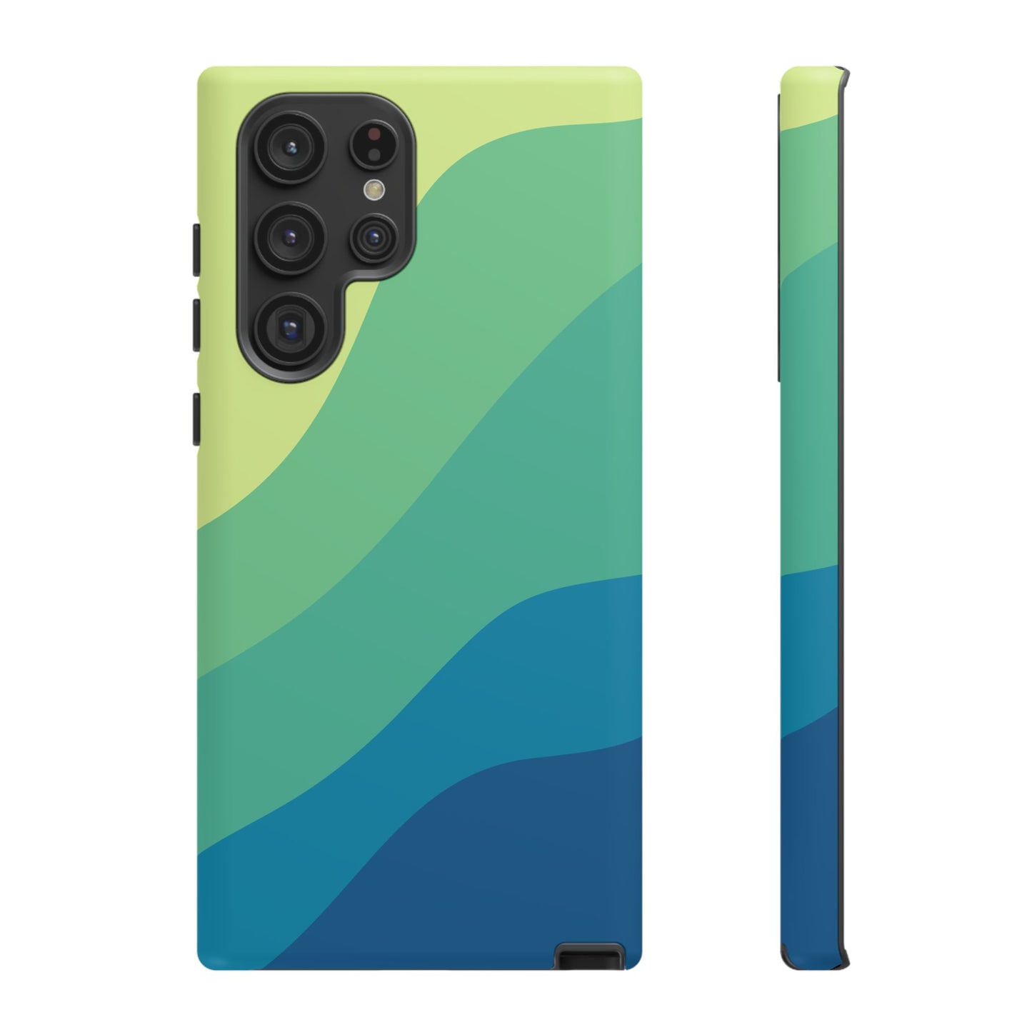 Coastal Green Wave Tough Phone Case