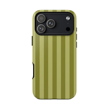 Olive Stripe Tough Phone Case