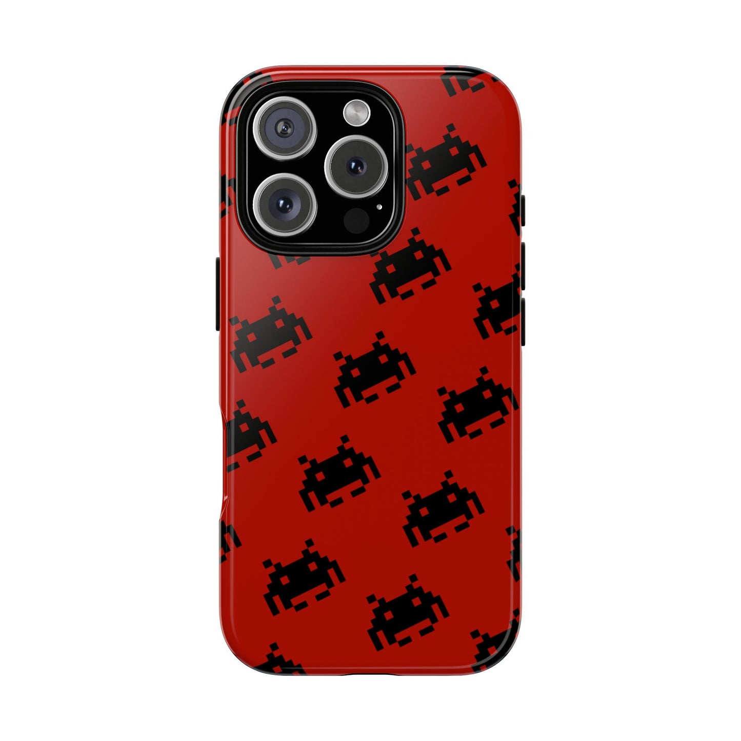 Red Pixel Alien Tough Phone Case