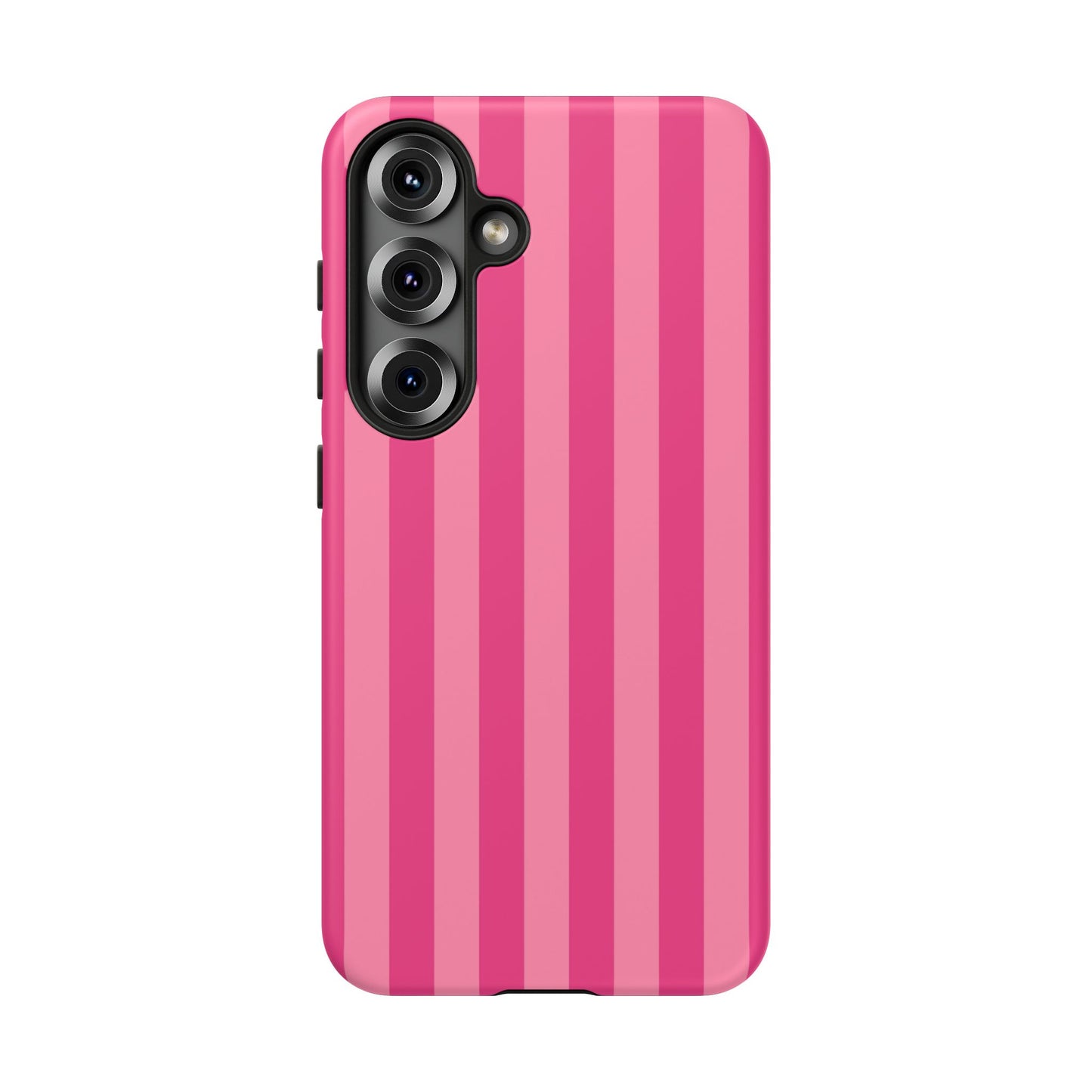 Pink Candy Stripe Tough Phone Case