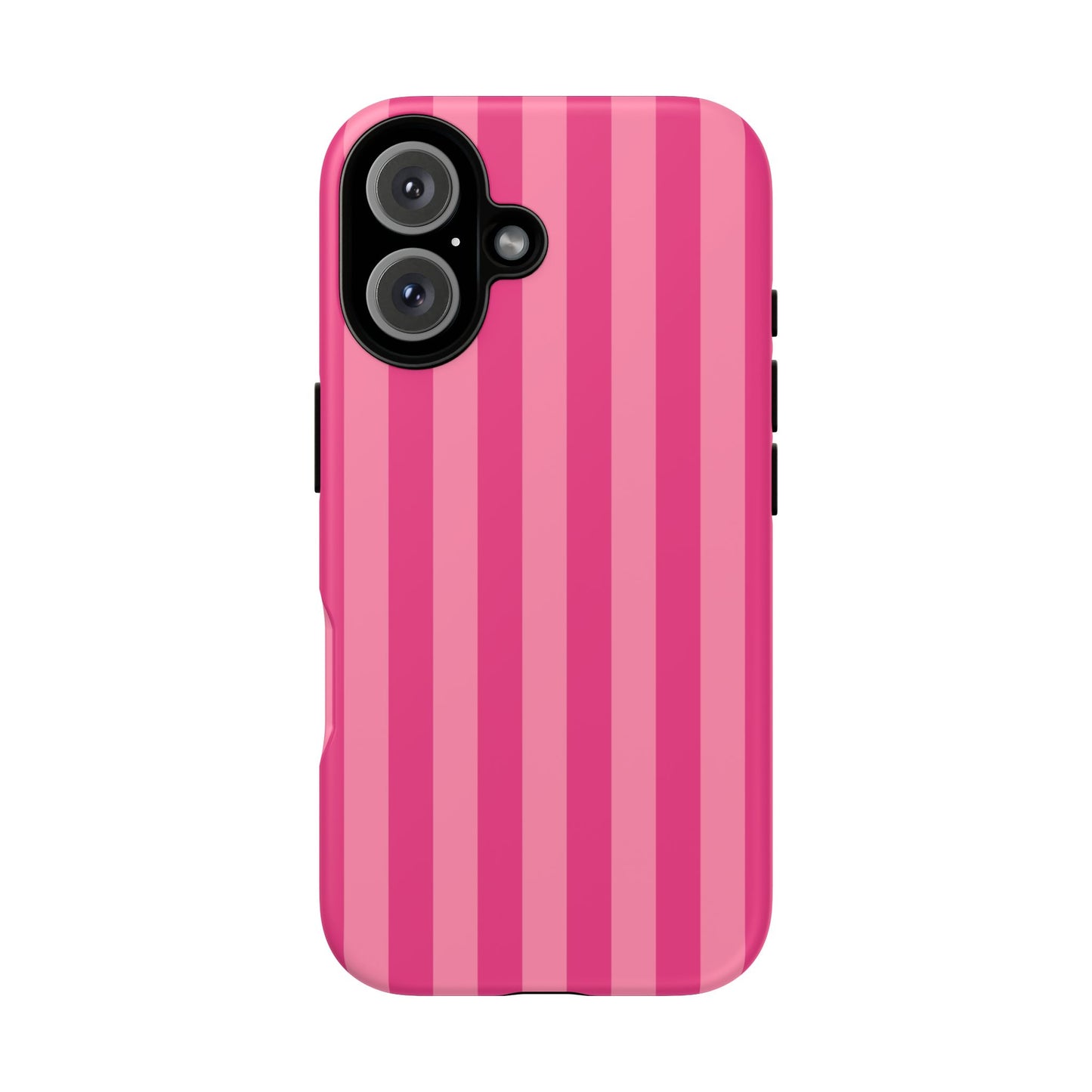 Pink Candy Stripe Tough Phone Case