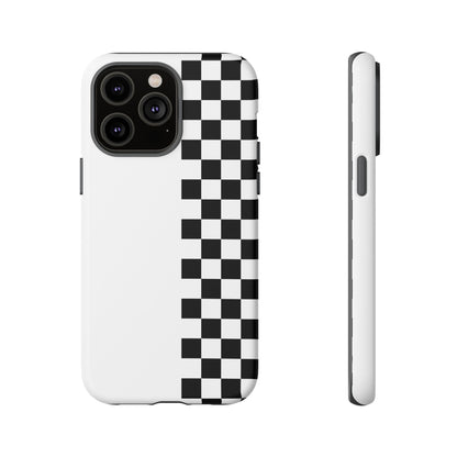 Checker Stripe Tough Phone Case