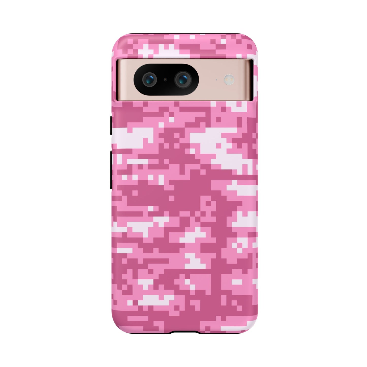 Pink pixel Camo Design Tough Phone Case