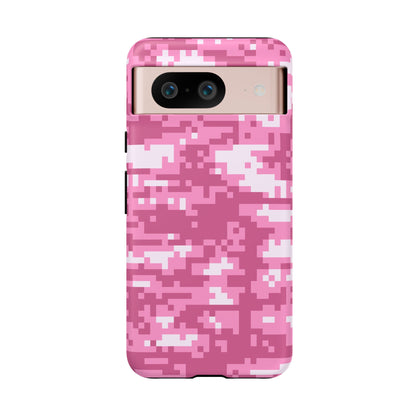Pink pixel Camo Design Tough Phone Case