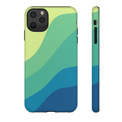 Coastal Green Wave Tough Phone Case