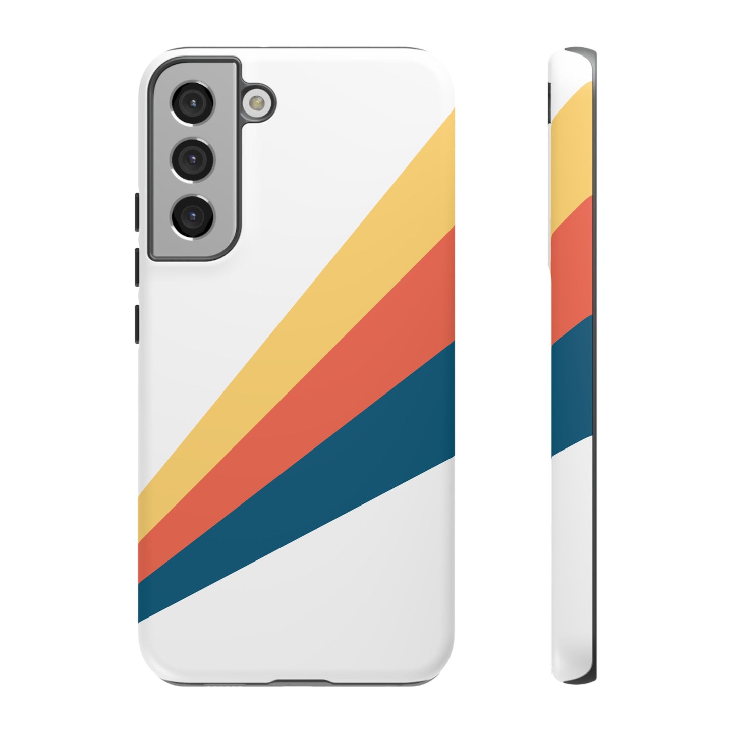 Diagonal Color Stripe Tough Phone Case