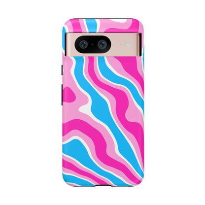 Candy Aqua Wave Tough Phone Case