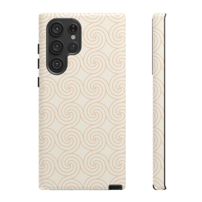 Soft Sand Spiral Tough Phone Case