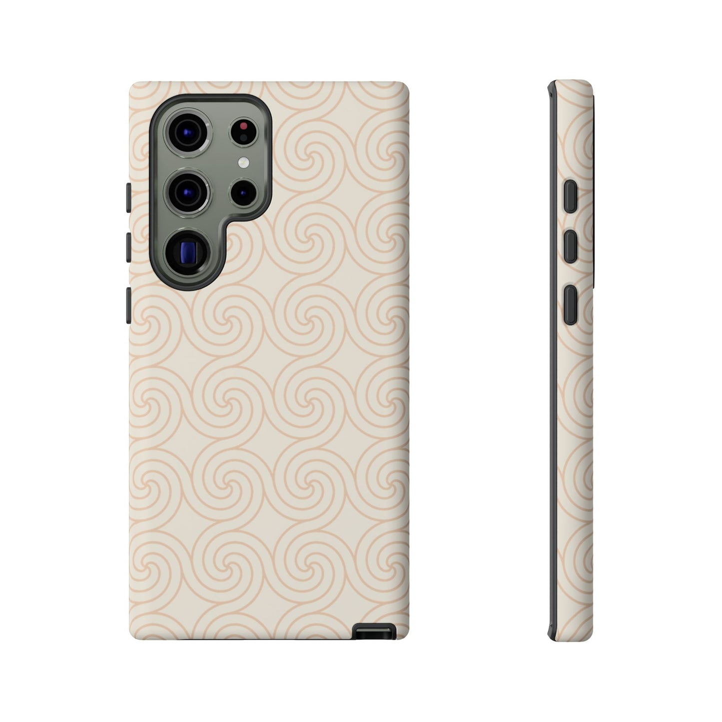 Soft Sand Spiral Tough Phone Case