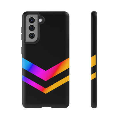 Neon V-Stripe Tough Phone Case