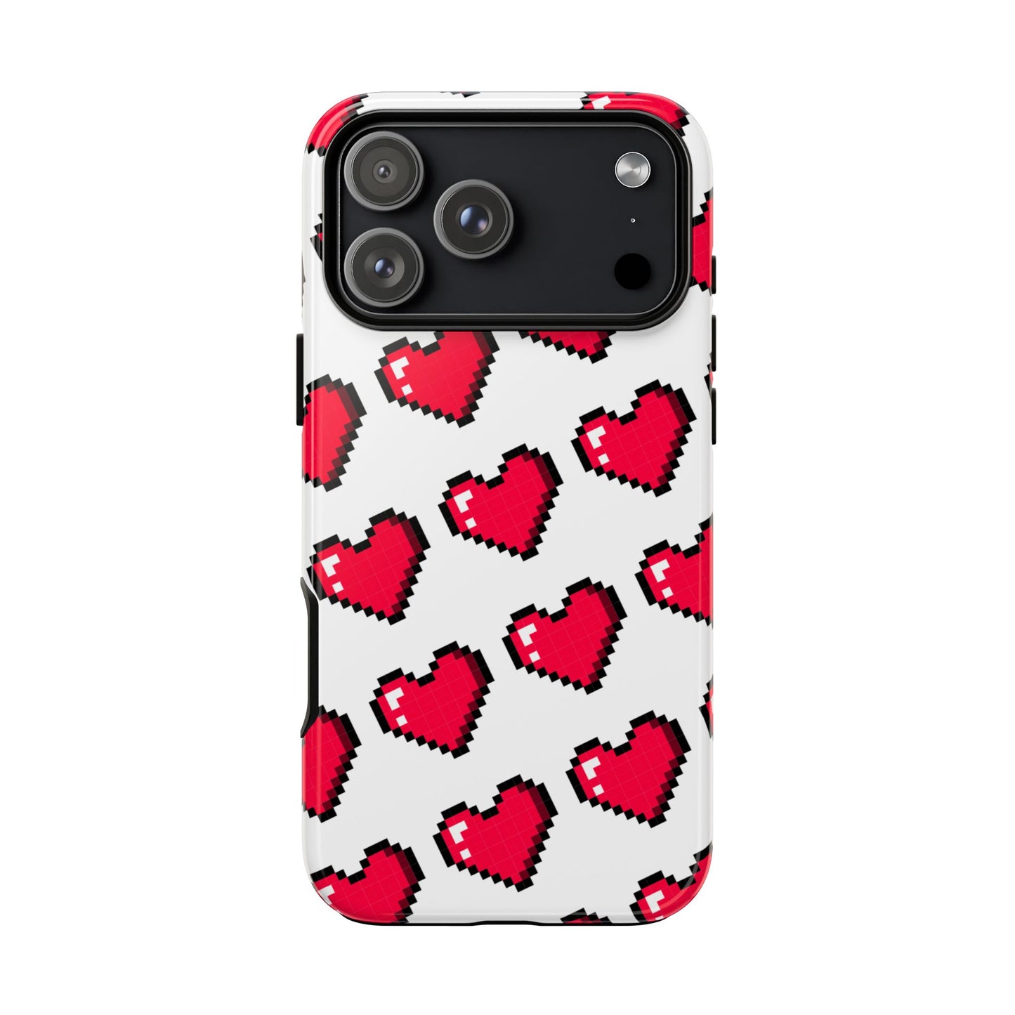 Pixel Heart Tough Phone Case