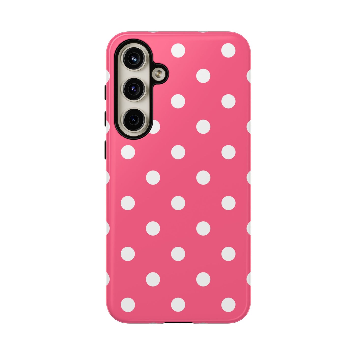 Bubblegum Pink Polka Dot Tough Phone Case