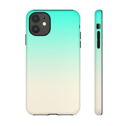Aqua Cream Gradient Tough Phone Case