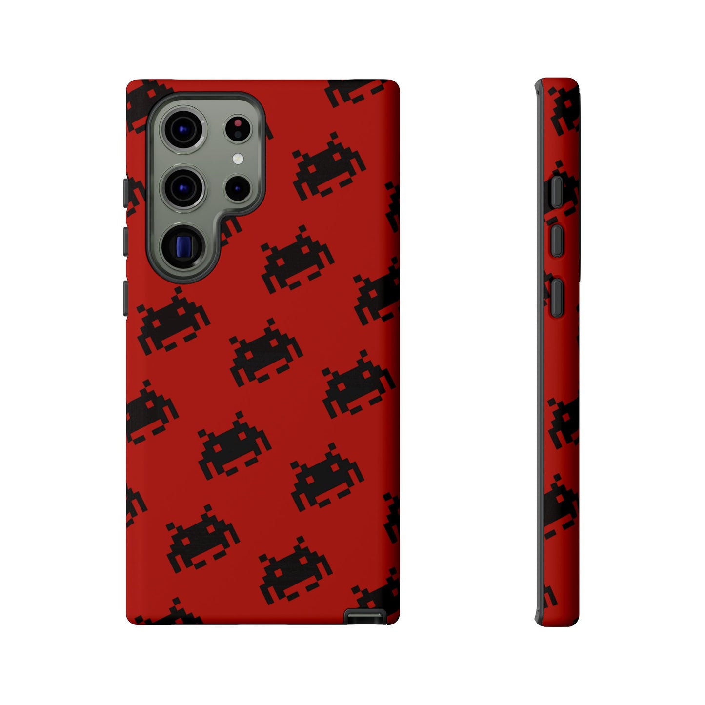 Red Pixel Alien Tough Phone Case