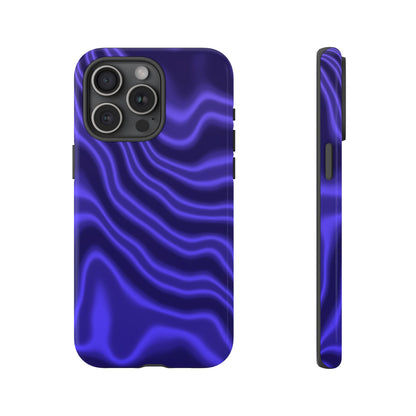 Neon Purple Flow Tough Phone Case