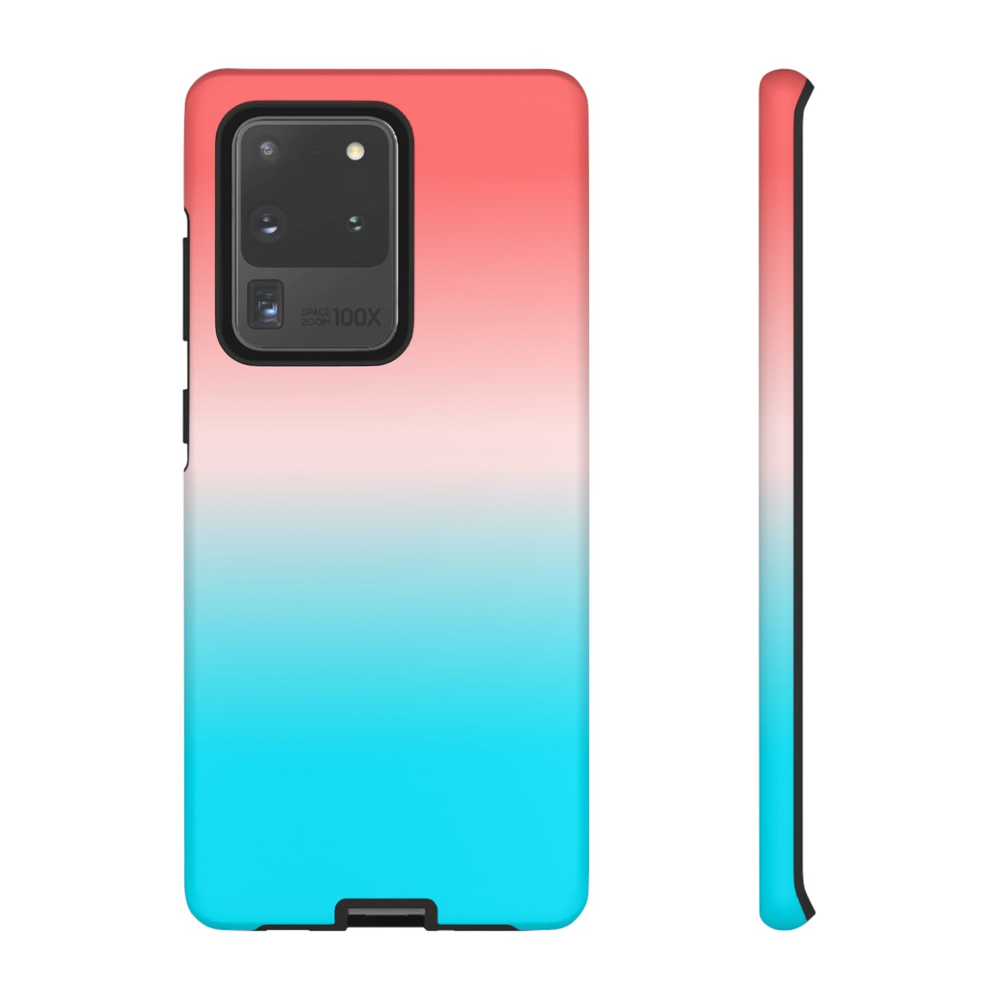 Pink Aqua Gradient Tough Phone Case