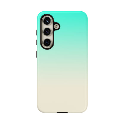 Aqua Cream Gradient Tough Phone Case