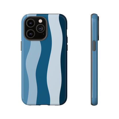 Blue Tide Wave Tough Phone Case