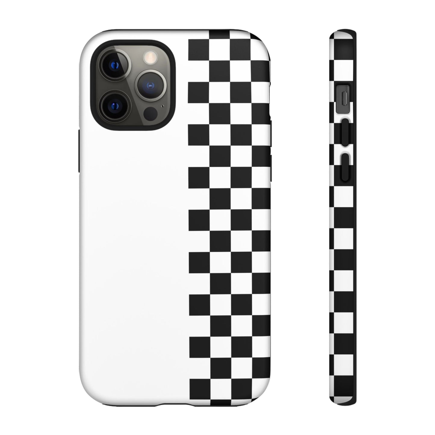 Checker Stripe Tough Phone Case