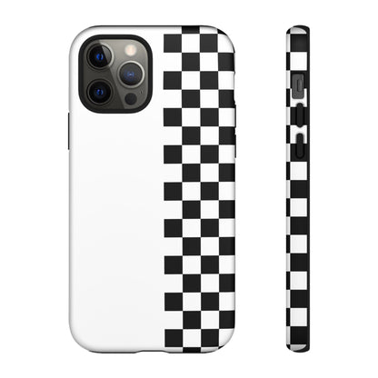 Checker Stripe Tough Phone Case