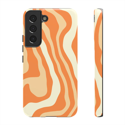 Peach Cream Swirl Tough Phone Case