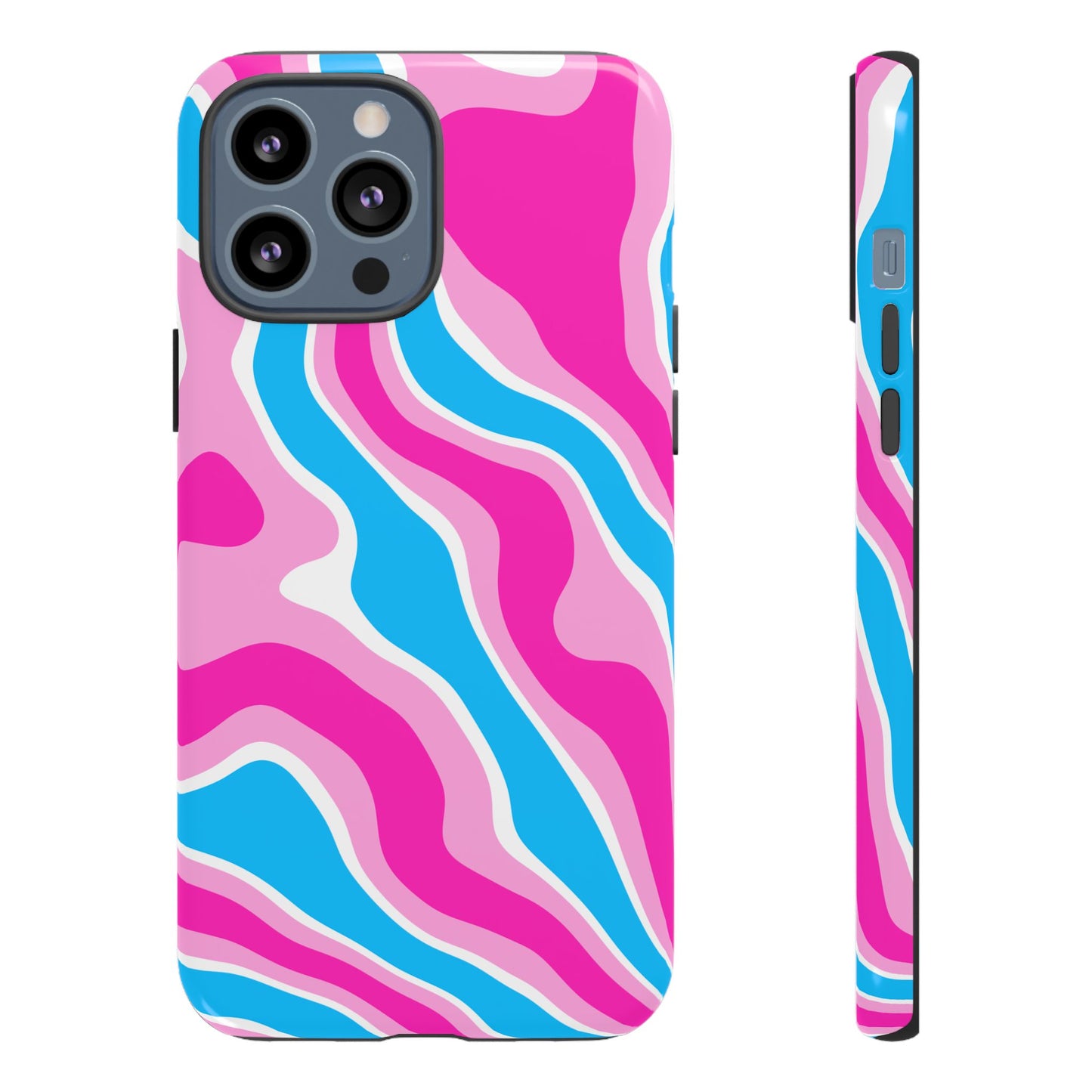 Candy Aqua Wave Tough Phone Case