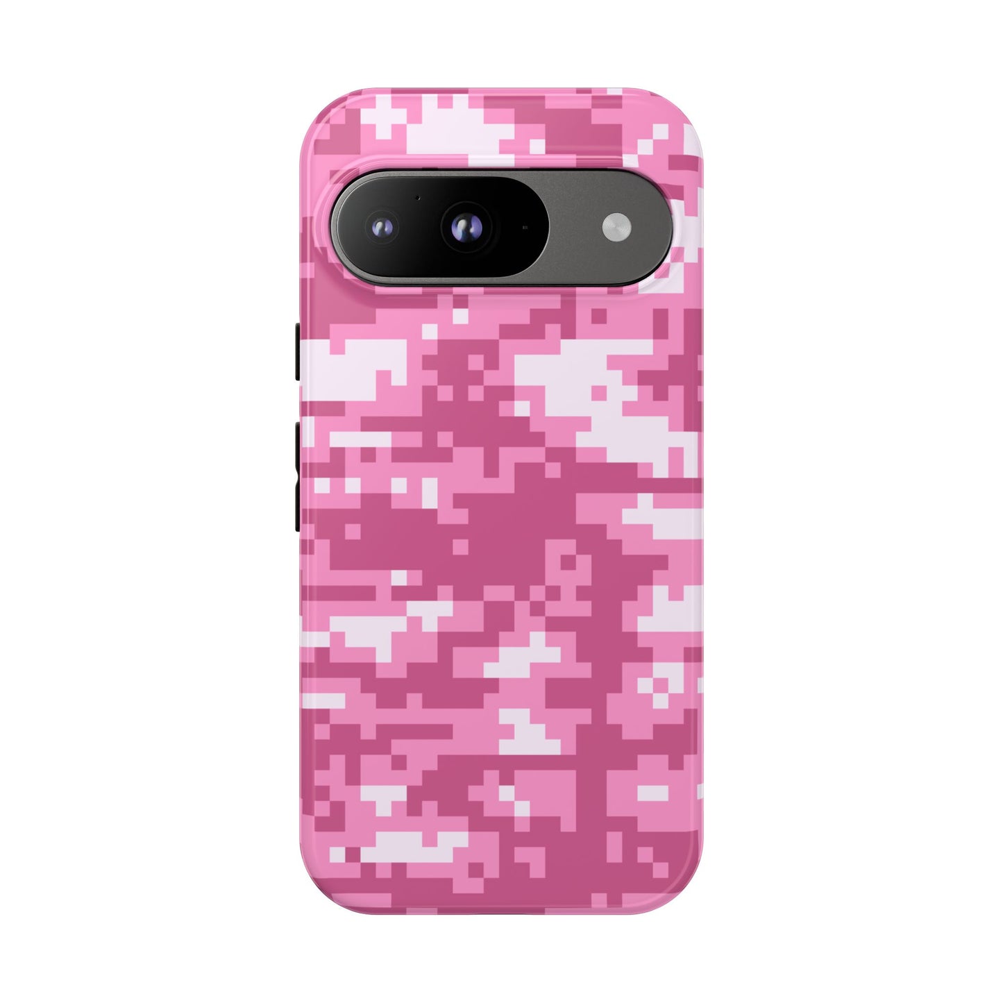 Pink pixel Camo Design Tough Phone Case