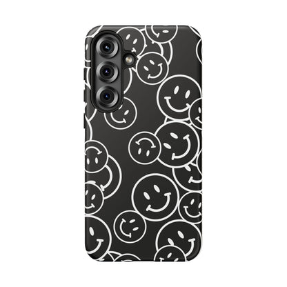 Happy Face Pattern Tough Phone Case