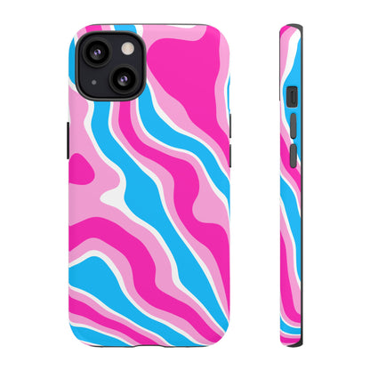 Candy Aqua Wave Tough Phone Case