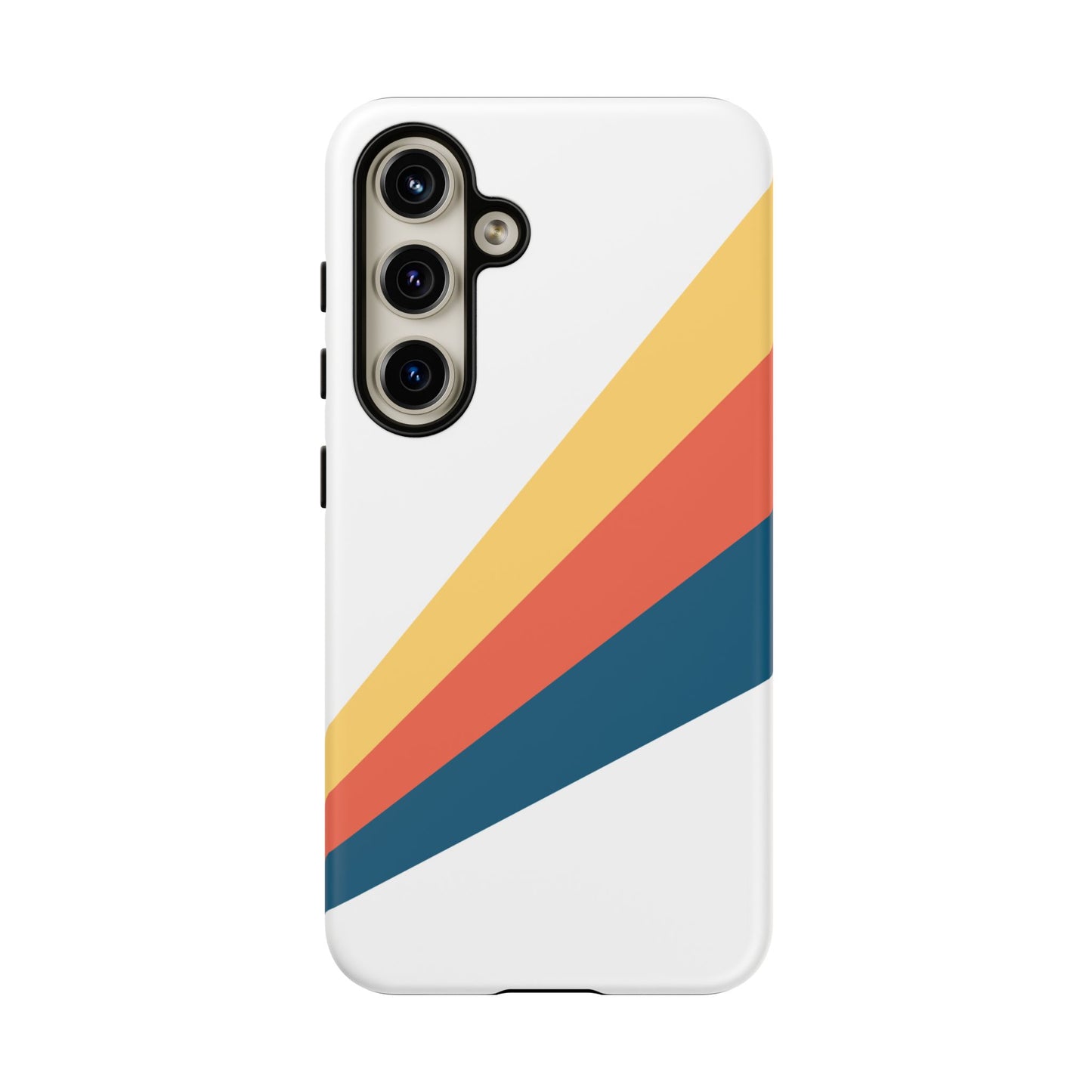 Diagonal Color Stripe Tough Phone Case